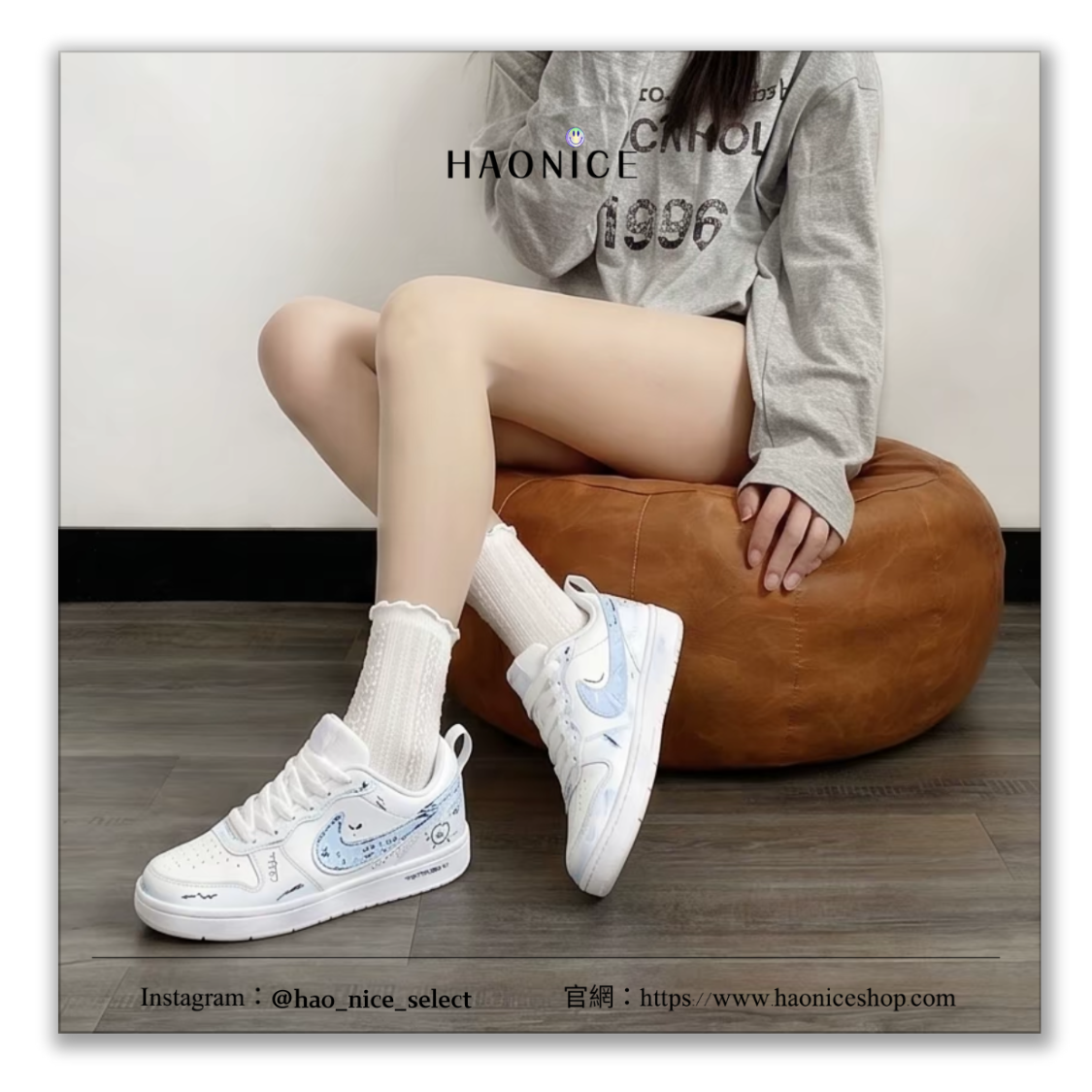 【HAO NICE】客製🎨Nike Court Borough⚡️漫畫風 清爽一夏 活力滿滿 塗鴉 板鞋 休閒鞋 假一賠十 配合legit 驗貨