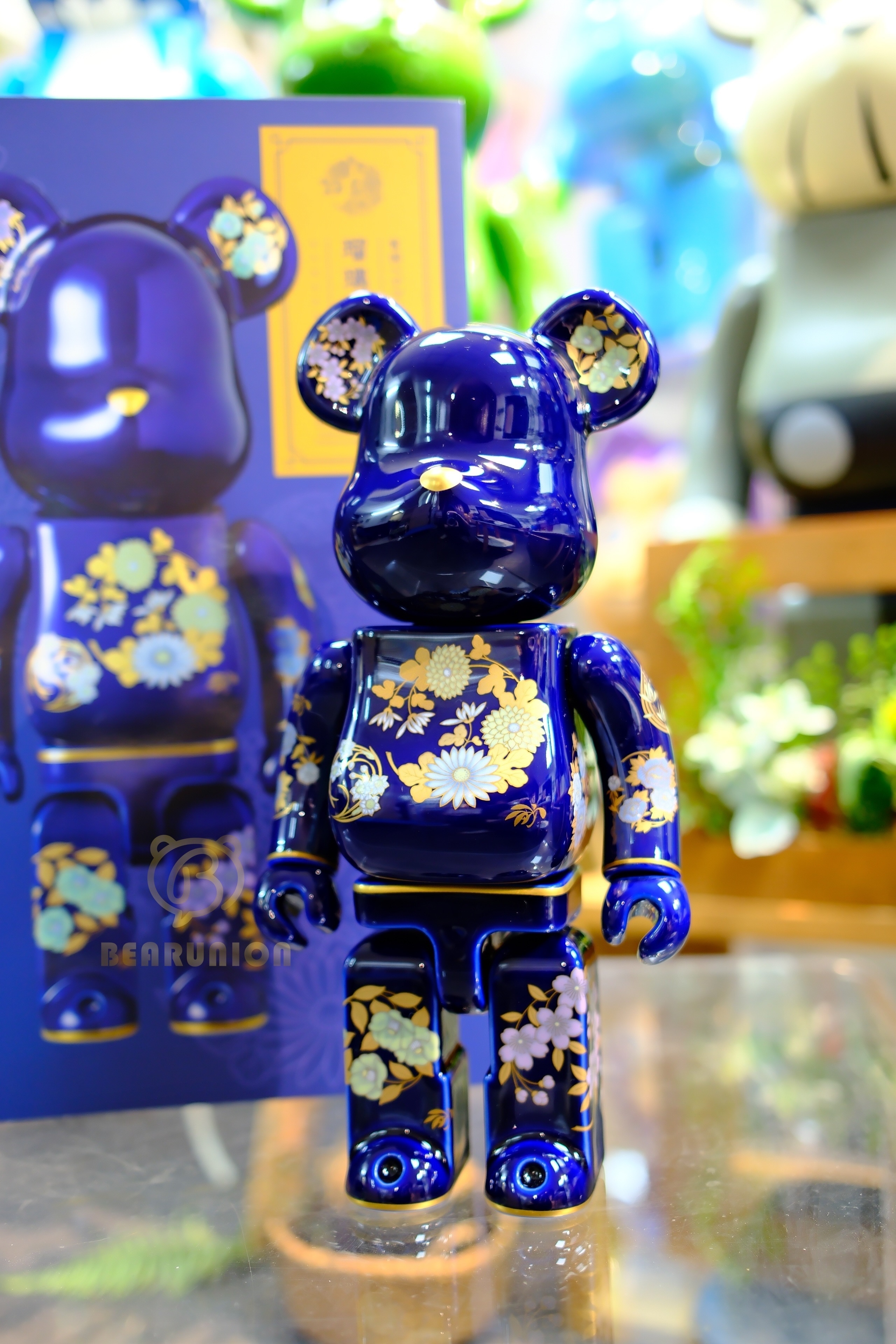 🎏預訂🎏Bearbrick 400% 瑠璃花丸紋 友田