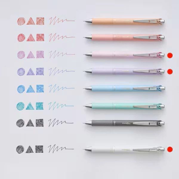 柔和3入組限定 ENERGEL 0.5mm極速鋼珠筆｜日本Pentel