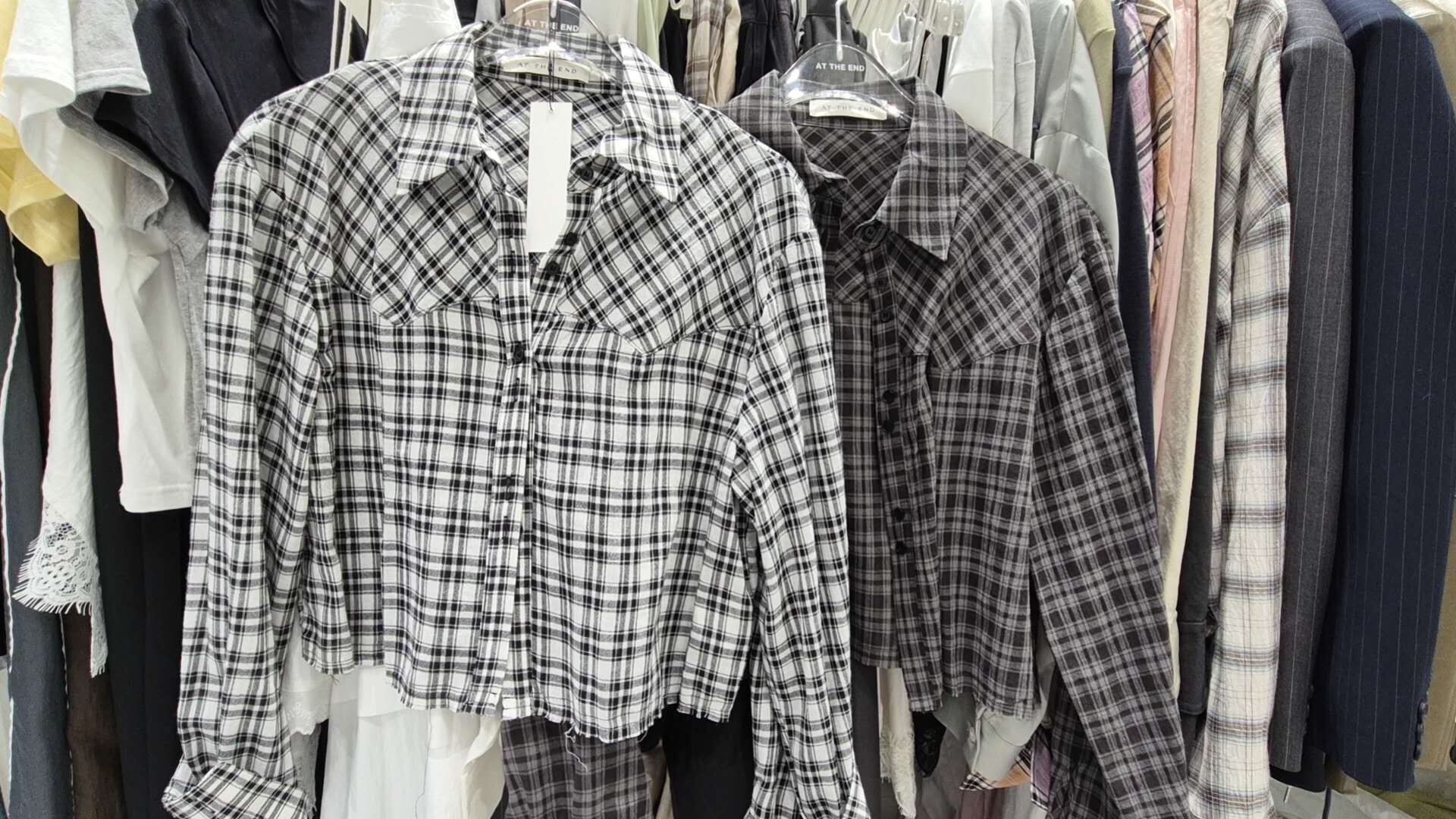 TE2610 Checked Crop SH