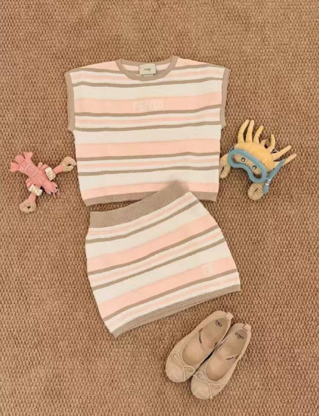 Fendi kids 針織 套裙