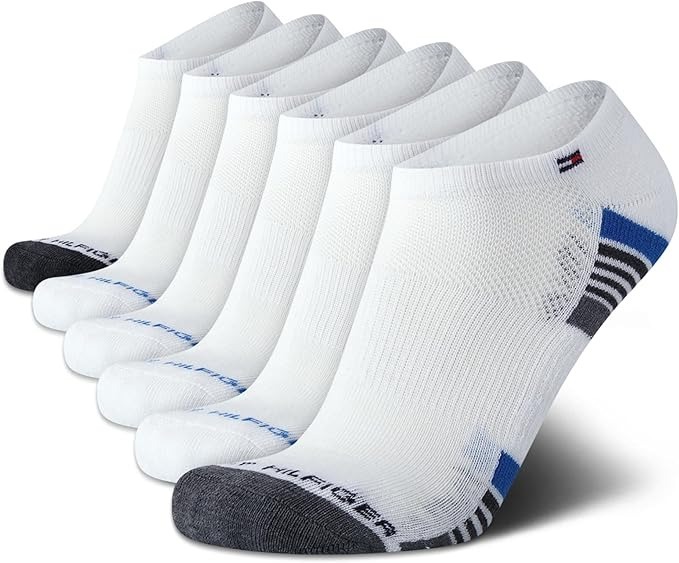 【預購】Tommy Hilfiger H051462 男裝白色隱形襪（6雙）