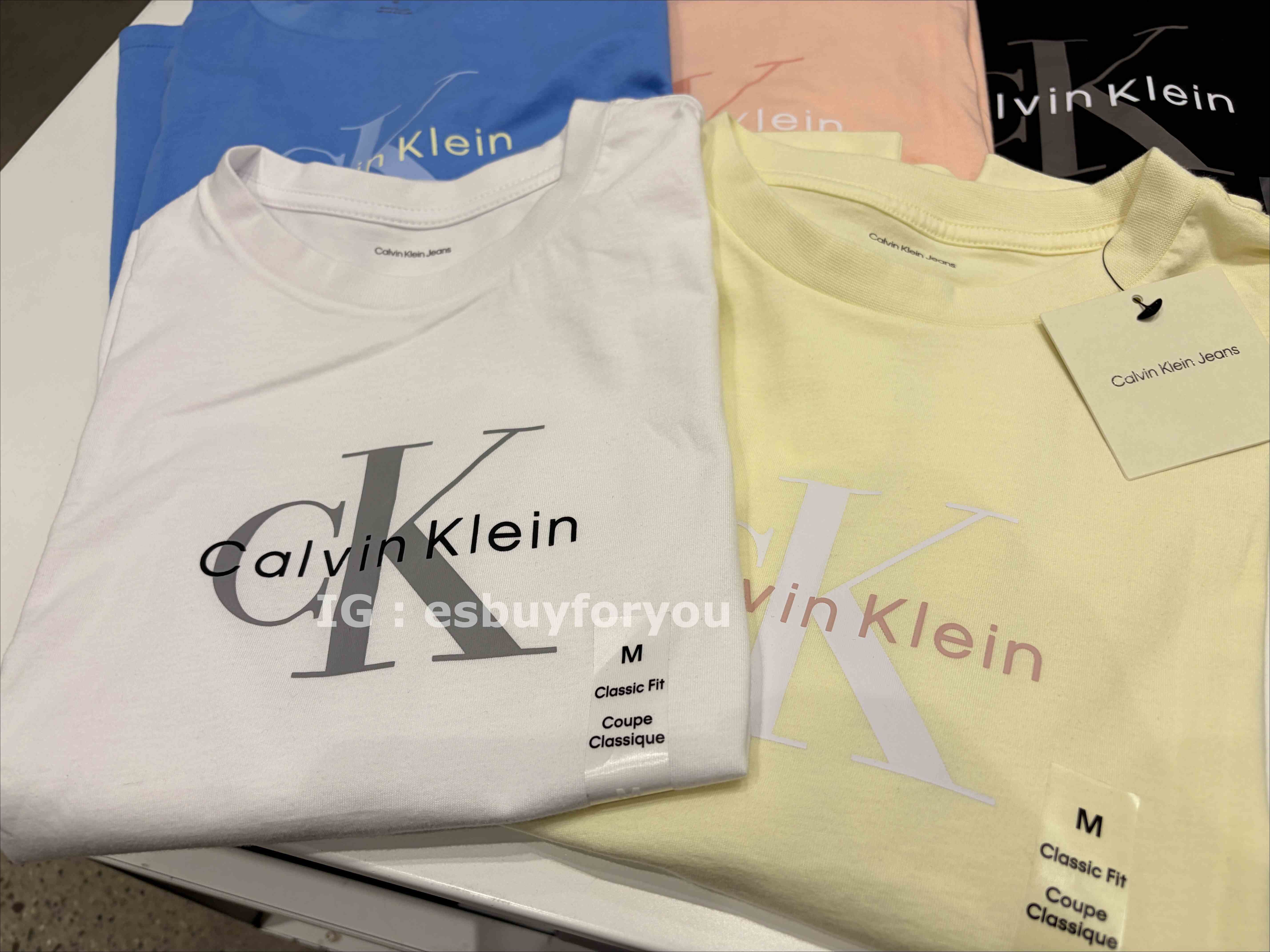 CK 女大人 經典字樣 短TEE (5色) (Class fit)