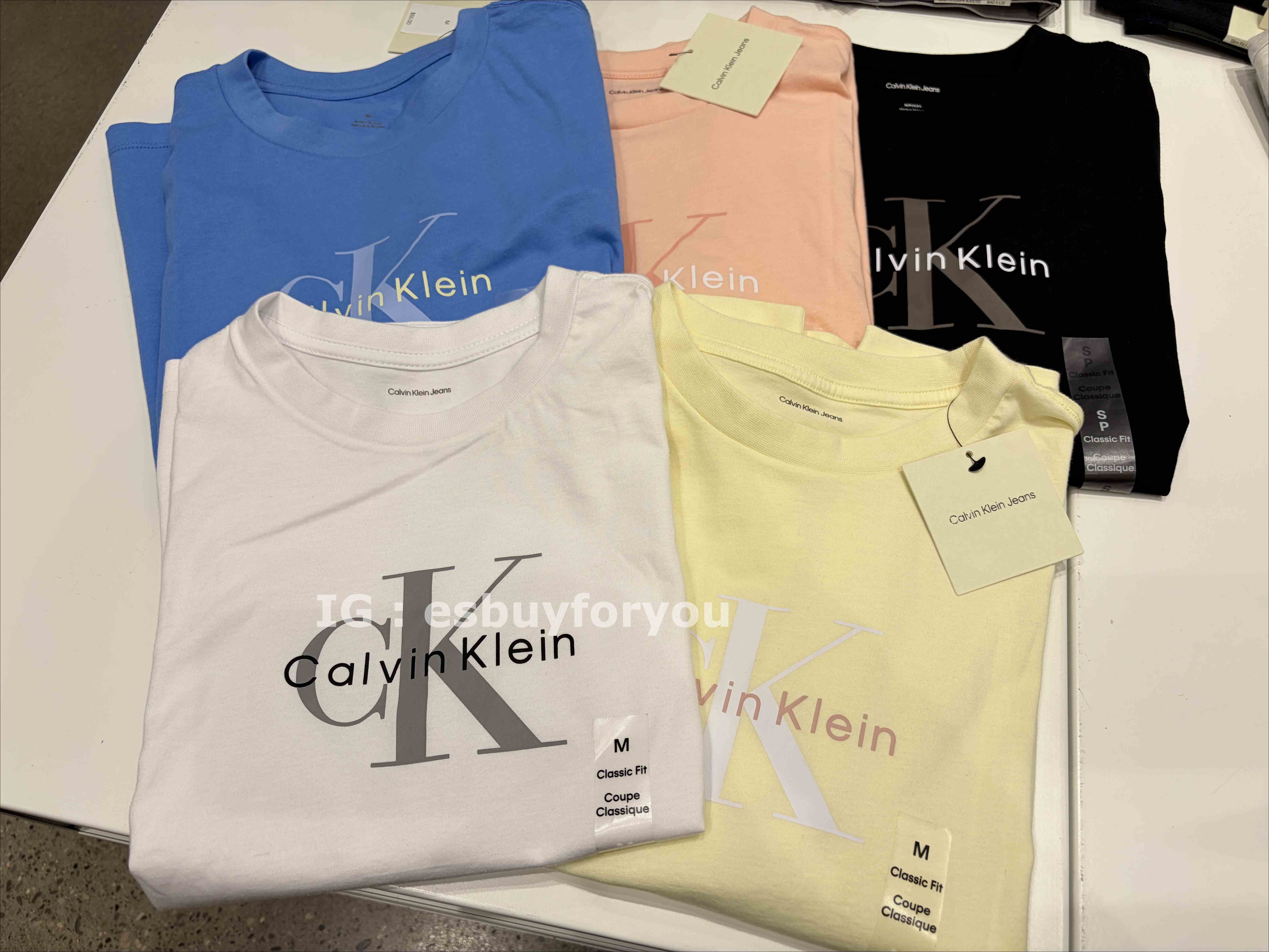 CK 女大人 經典字樣 短TEE (5色) (Class fit)