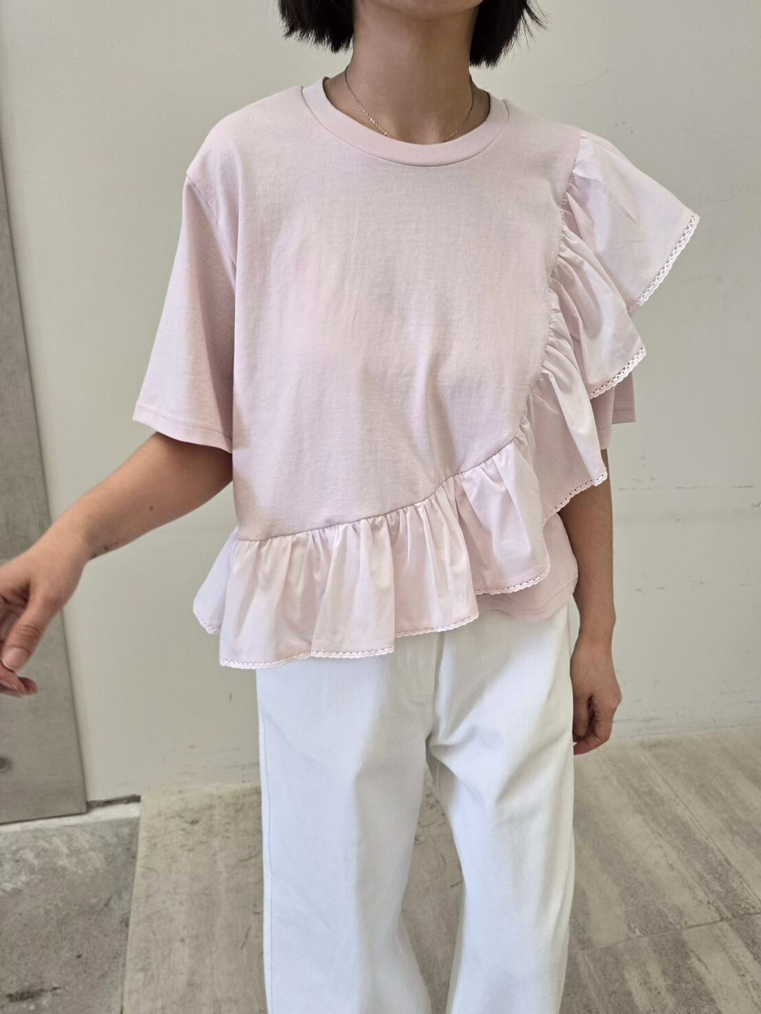 斜大荷葉T