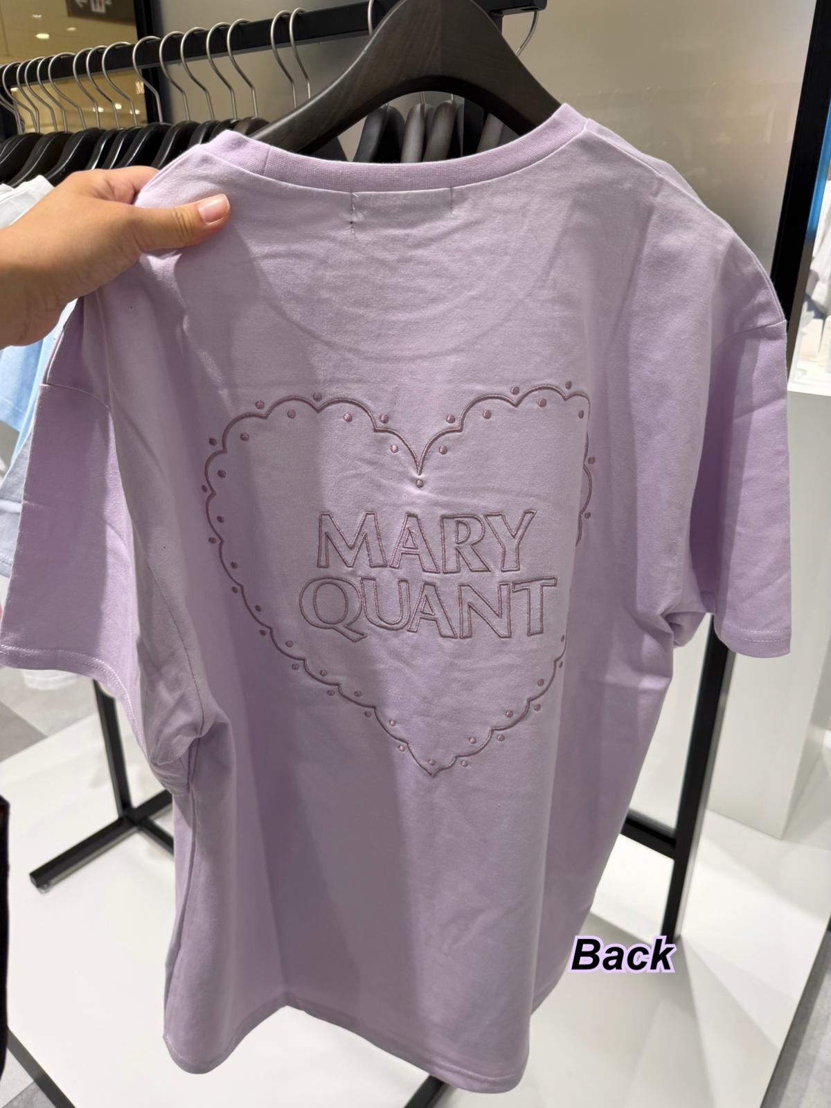 260515 Mary Quant 背面心形圖案Tee /4 色