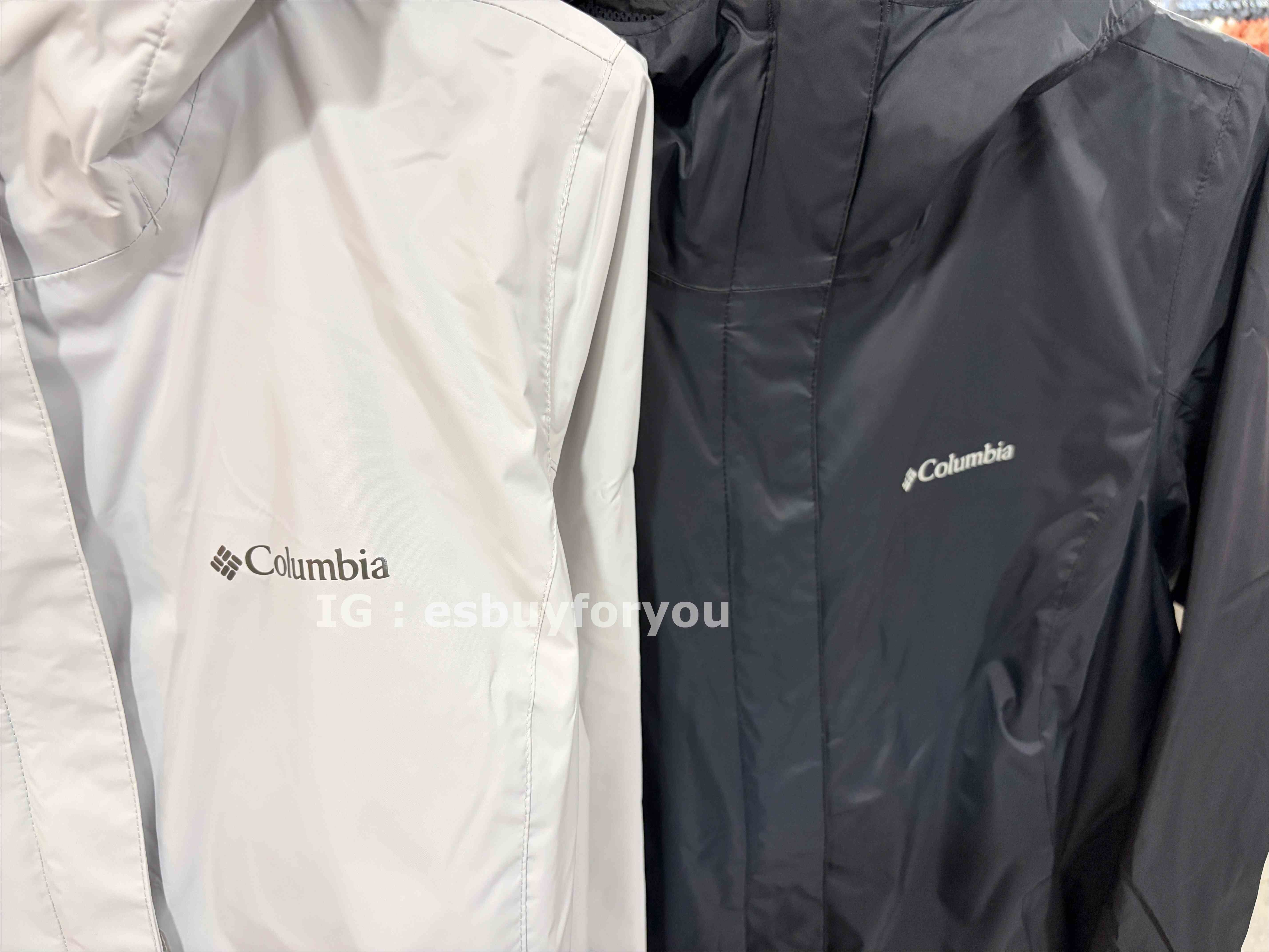 Columbia 哥倫比亞 女款 OMNI-TECH 經典亮面防潑水連帽風衣 輕量網眼/可收納 (2色)