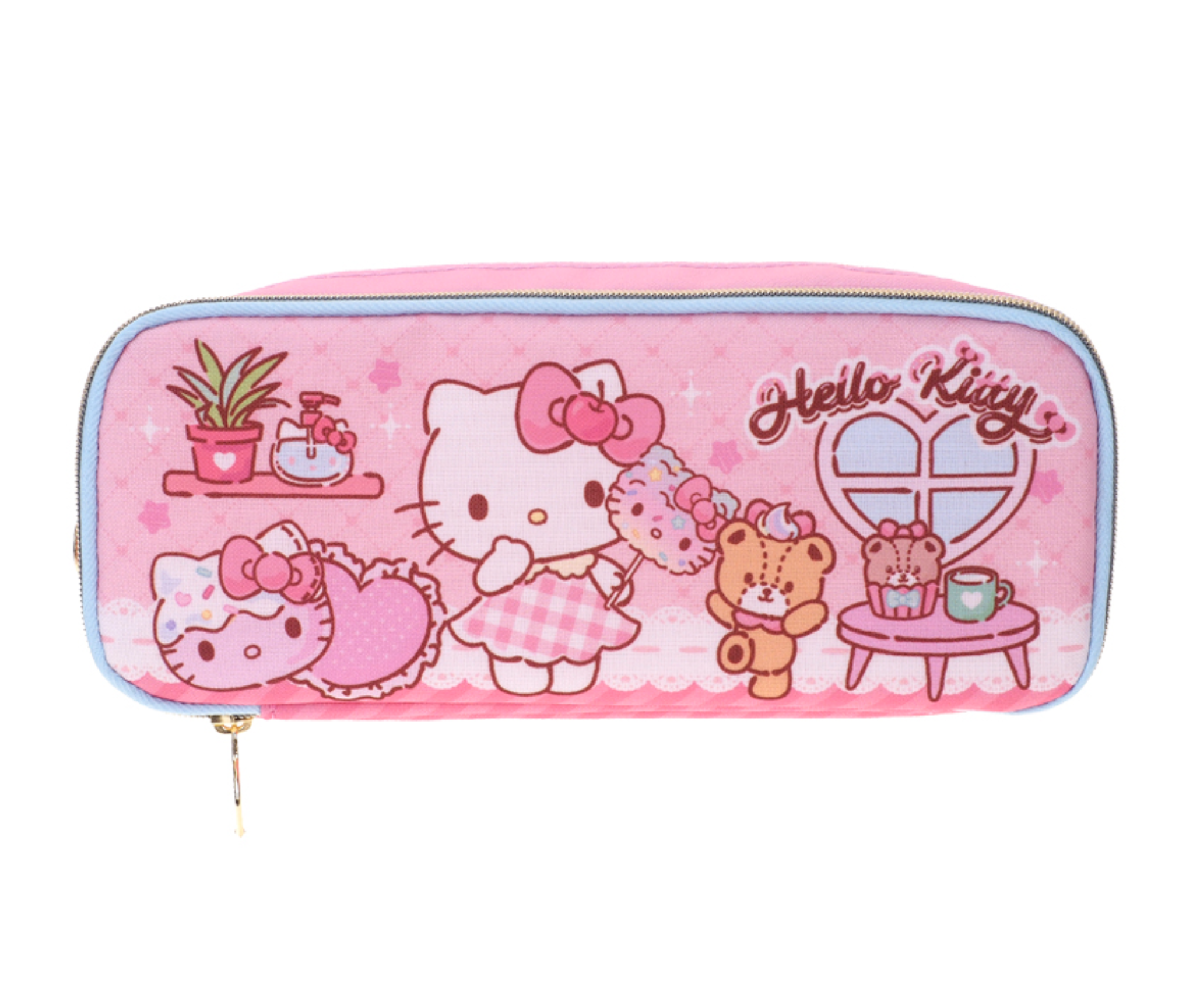 Hello Kitty 雙拉鏈筆袋 9-7462-23
