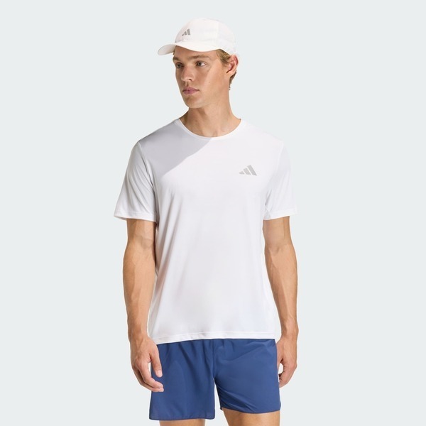 Adidas 愛迪達 Run Ess Tee M KB5960 男 T恤 運動上衣 休閒短袖 白 亞版