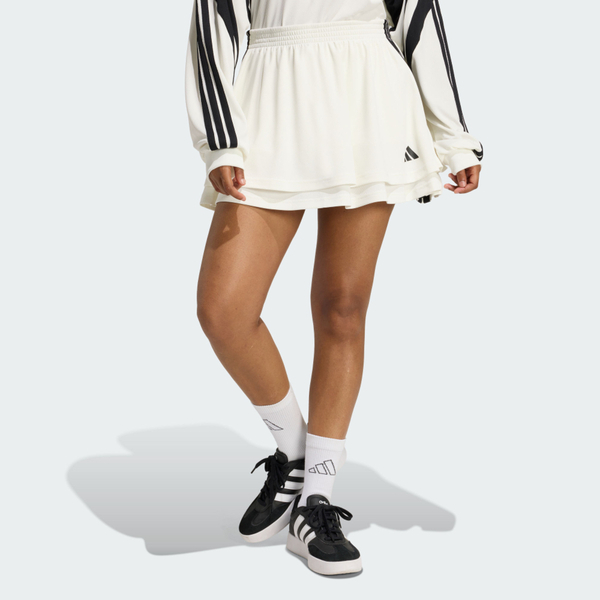 Adidas 愛迪達 W Her Skrt JY7634 女 運動裙 白 亞版 短裙 網布