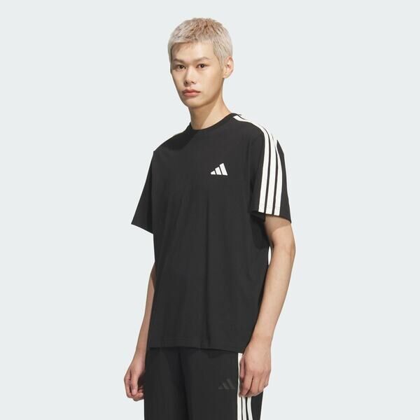 Adidas 愛迪達 St 3st Ss Tee KR2490 男 T恤 運動上衣 休閒短袖 黑 亞版 純棉