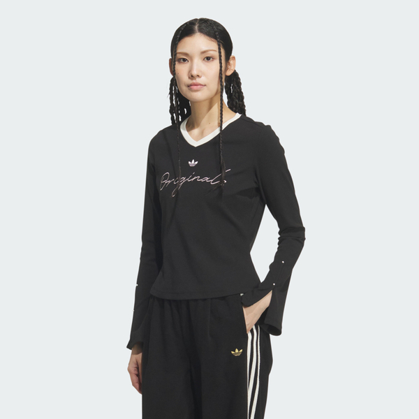 Adidas 愛迪達 P Tee Ls KS2381 女 長袖上衣 休閒長袖 黑 亞版 舒適