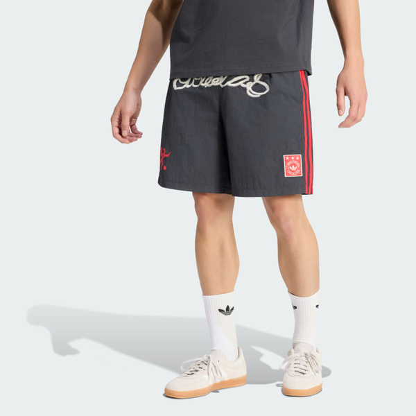 Adidas 愛迪達 Nylon Gfx Short KU9256 男 短褲 運動短褲 休閒短褲 黑 亞版