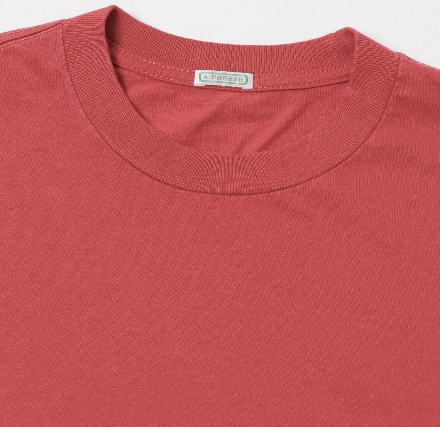 A.PRESSE 2026 VINTAGE LIGHT WEIGHT T-SHIRT (26SAP-05-04) - RED PRE ORDER ITEM (預訂中)