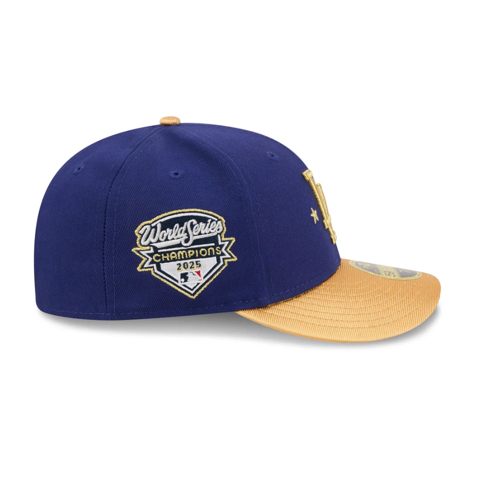 MLB帽子Los Angeles Dodgers 洛杉磯道奇 2026 冠軍帽 連霸 開幕戰 Gold Collection 金字電繡 老帽 New Era Low Profile 59FIFTY 全封帽 全新