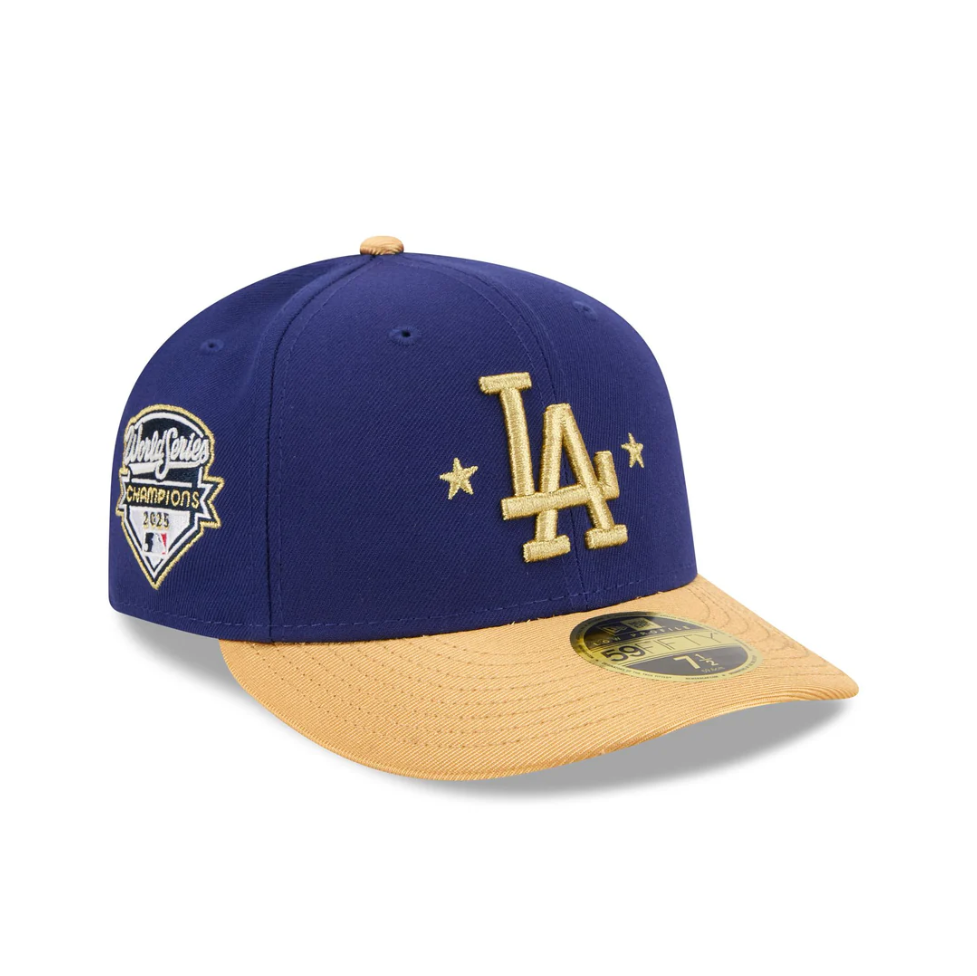 MLB帽子Los Angeles Dodgers 洛杉磯道奇 2026 冠軍帽 連霸 開幕戰 Gold Collection 金字電繡 老帽 New Era Low Profile 59FIFTY 全封帽 全新