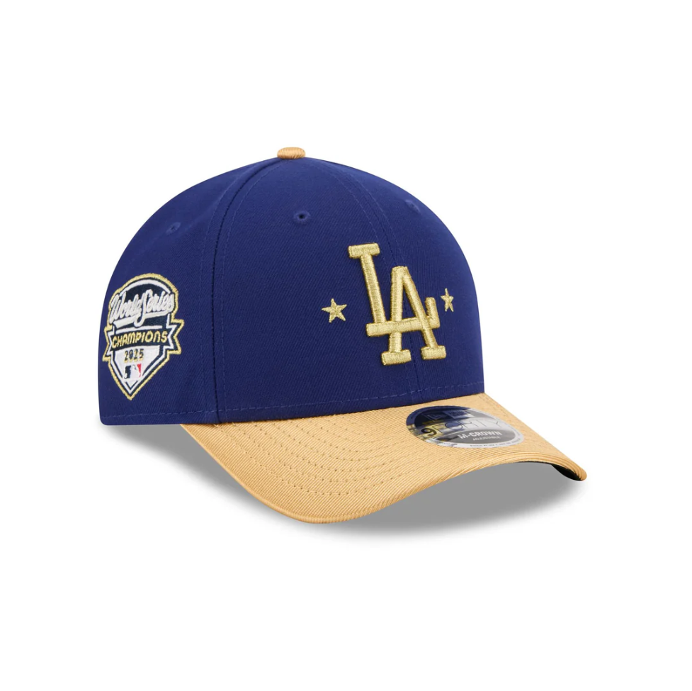 MLB帽子Los Angeles Dodgers 洛杉磯道奇 2026 冠軍帽 連霸 開幕戰 Gold Collection 金字電繡 老帽 New Era 9FORTY M-Crown 可調式 全新