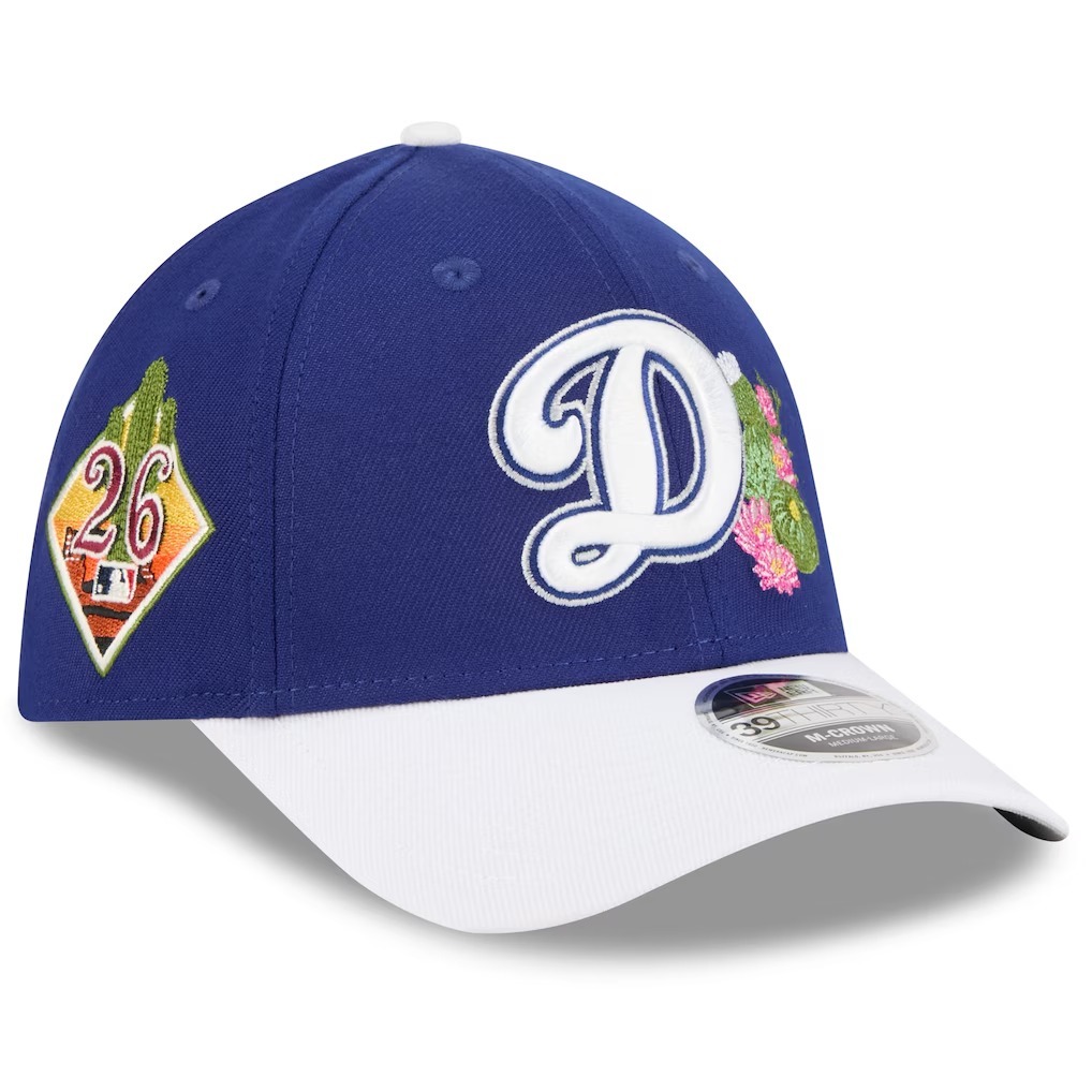 MLB帽子 Los Angeles Dodgers 洛杉磯道奇 春訓藍 FL26 老帽 New Era M-Crown 39THIRTY  鬆緊帽 全新