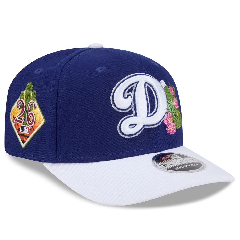 MLB帽子 Los Angeles Dodgers 洛杉磯道奇 春訓藍 FL26 老帽 New Era 9SEVENTY 可調式 全新
