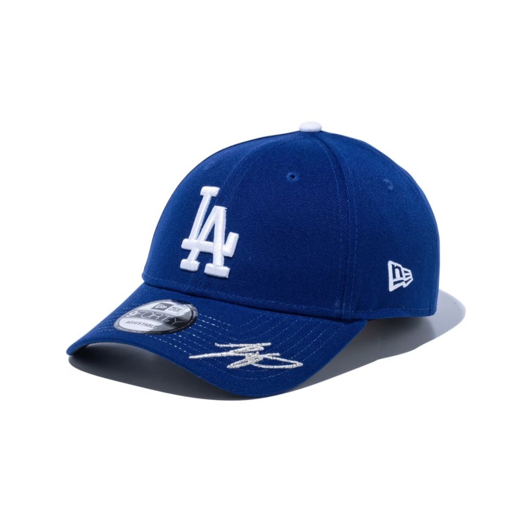 MLB帽子 Los Angeles Dodgers 洛杉磯道奇藍 Shohei Ohtani 大谷翔平 簽名刺繡 老帽  New Era 9FORTY 可調式 全新