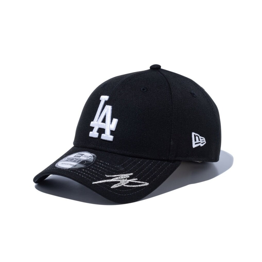 MLB帽子 Los Angeles Dodgers 洛杉磯道奇黑 Shohei Ohtani 大谷翔平 簽名刺繡 老帽  New Era 9FORTY 可調式 全新