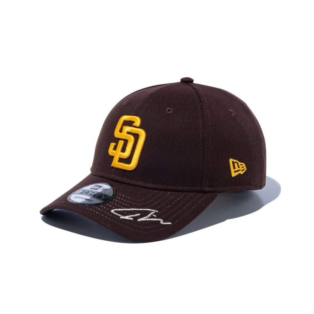 MLB帽子 San Diego Padres 聖地牙哥教士 Yu Darvish 達比修有 簽名刺繡 老帽  New Era 9FORTY 可調式 全新