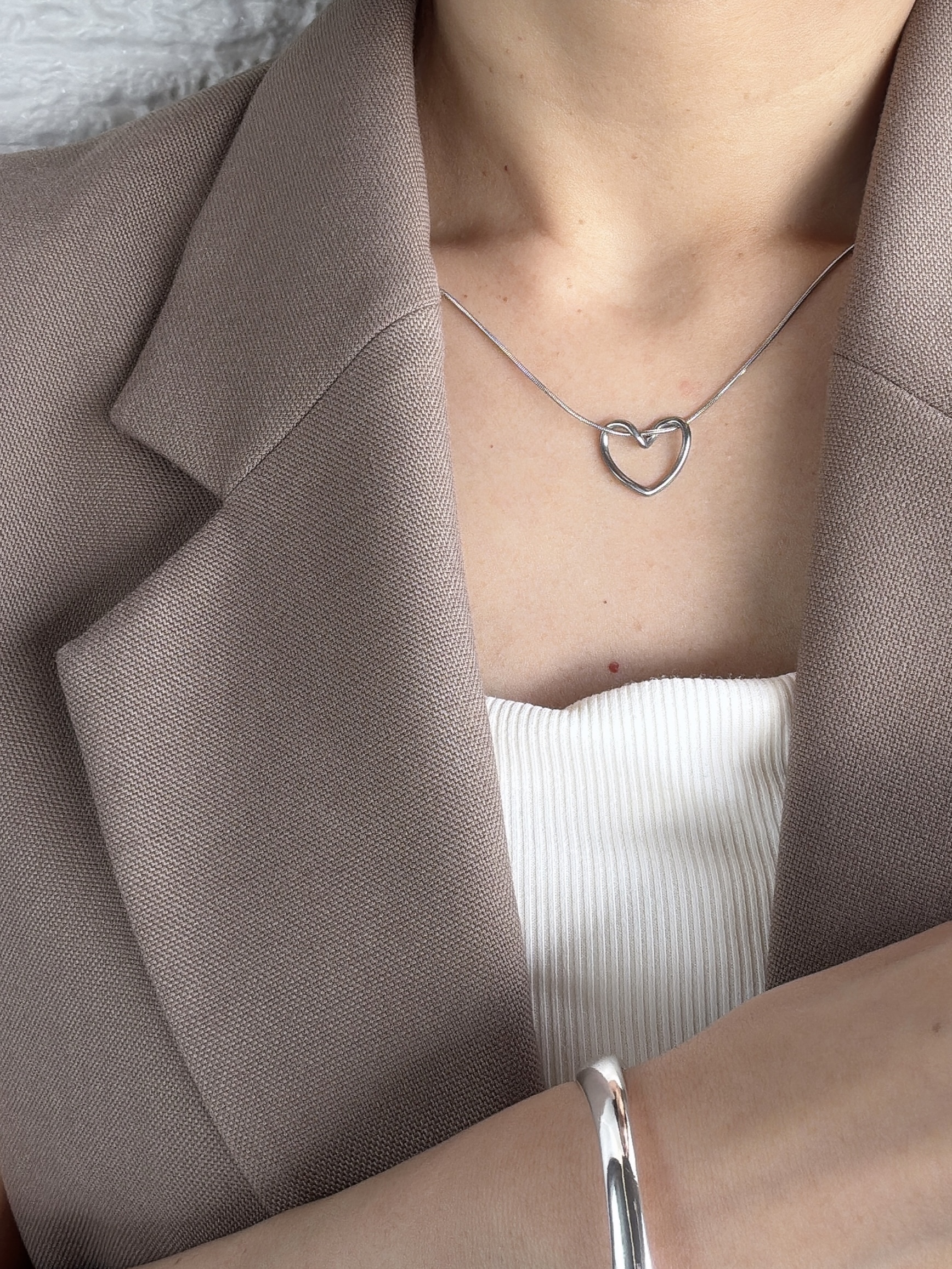 heart design necklace
