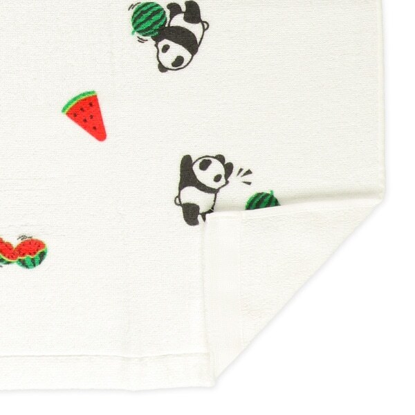 【Nishimatsuya】Super Soft Non-Twist Cotton Towel Blanket - Panda & Watermelon