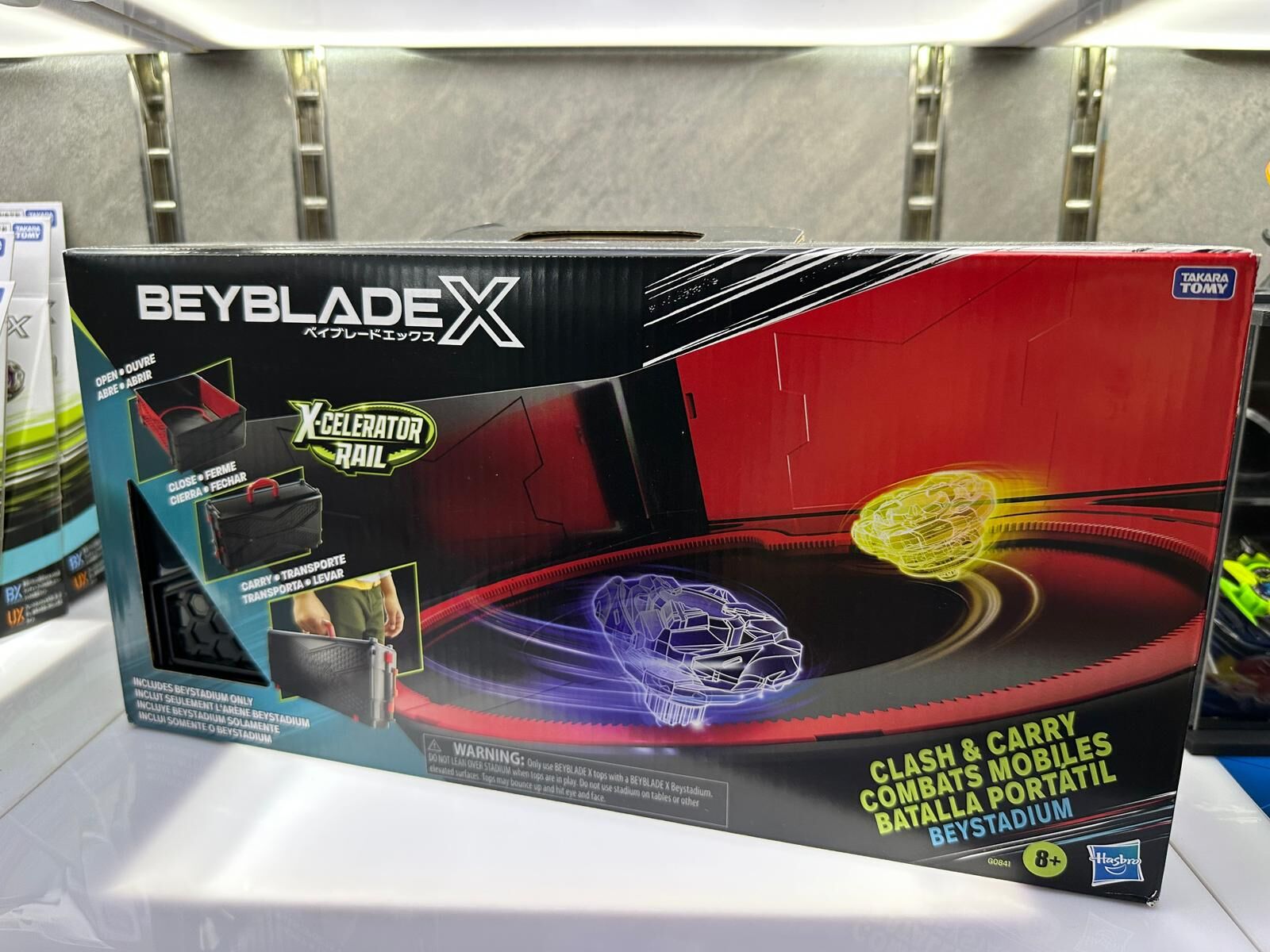 美版 BEYBLADE X 爆旋陀螺 Clash & Carry Beystadium Battle Arena