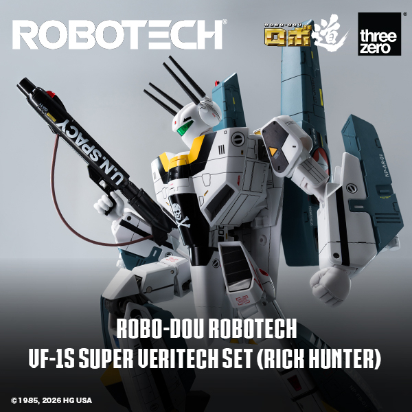 [預訂] threezero ROBO-DOU《超時空戰神》VF-1S 變形戰鬥機超級裝甲套裝（獵龍）