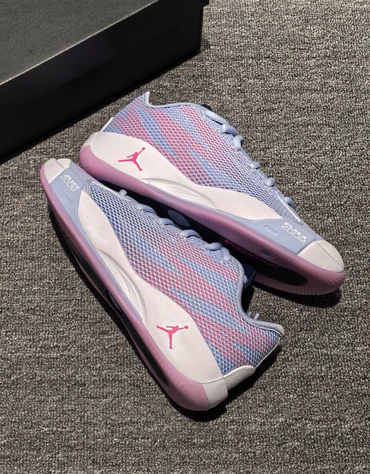 男鞋 NIKE JORDAN LUKA 77 PF 紫粉 緩震 回彈 氣墊 運動 籃球鞋【IF1611-500】