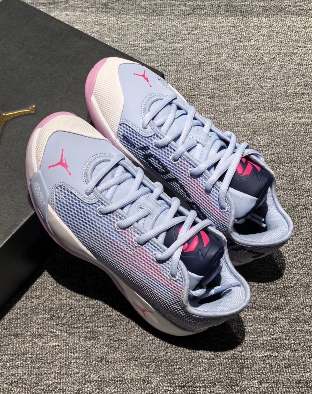 男鞋 NIKE JORDAN LUKA 77 PF 紫粉 緩震 回彈 氣墊 運動 籃球鞋【IF1611-500】