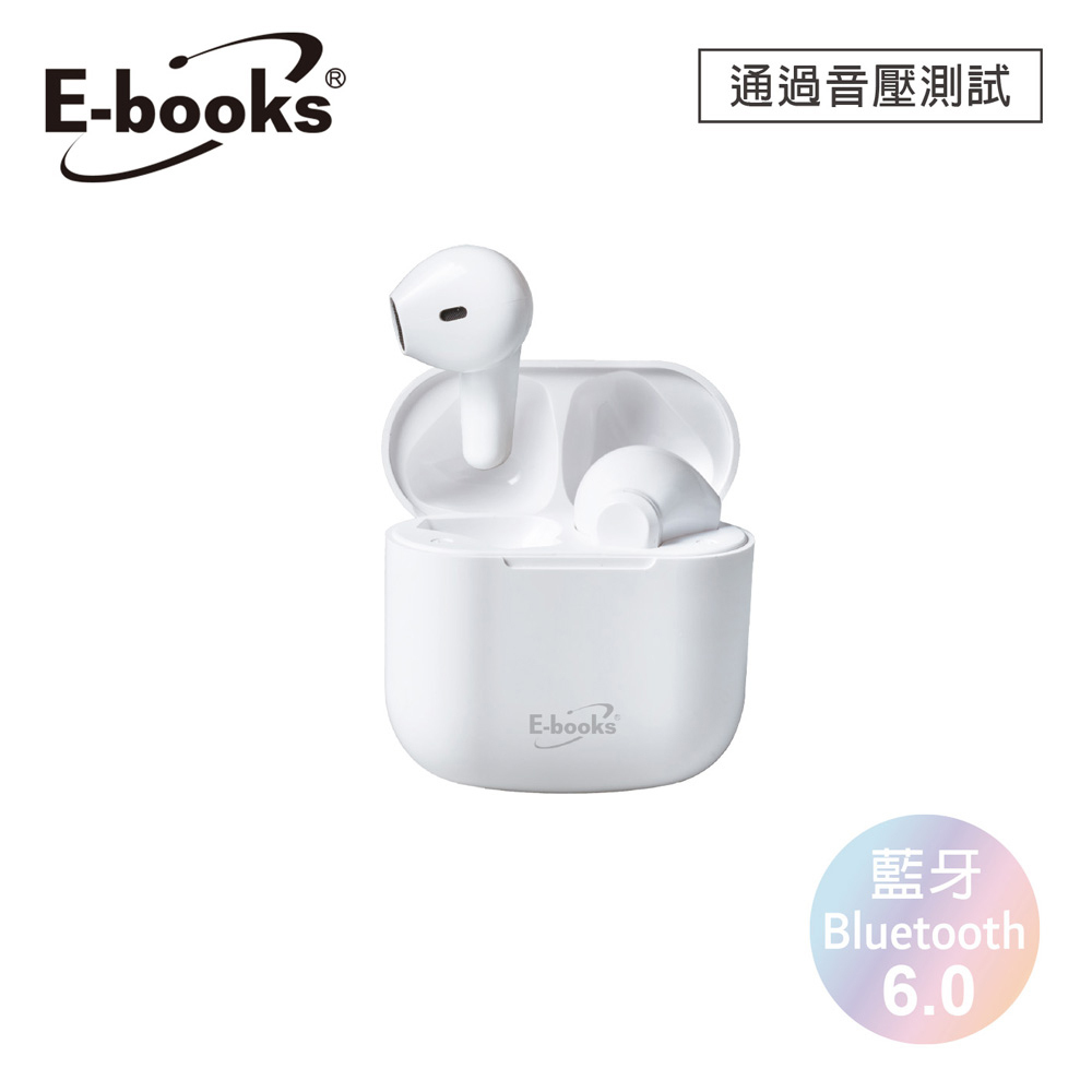 E-books SS73 藍牙6.0真無線經典款耳機