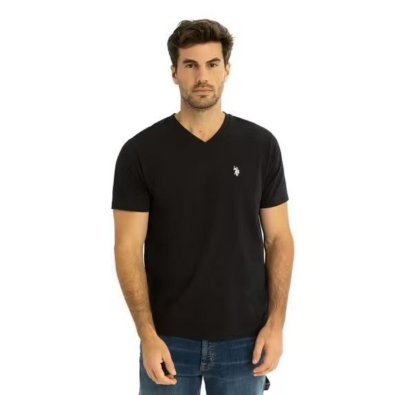 【預購】U.S. Polo Assn. H051508 男士基本款短袖 V 領 T 恤