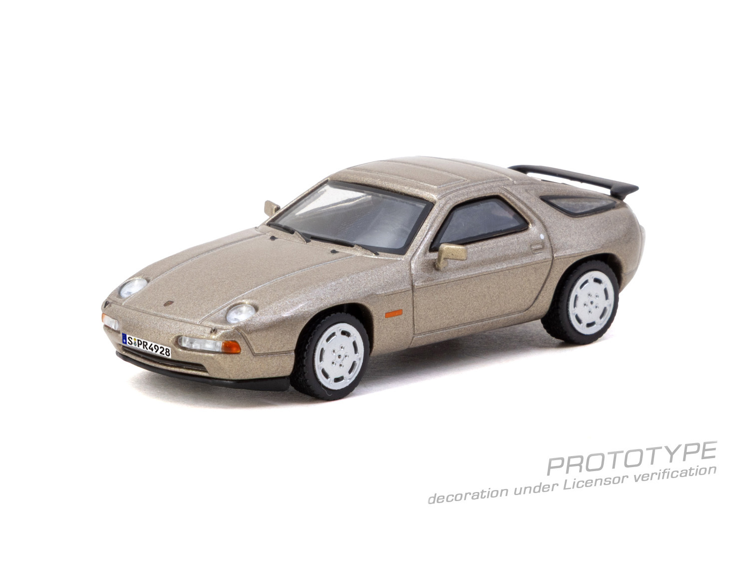 [預訂] Tarmac Works 保時捷 928 S4 鉑金金屬色