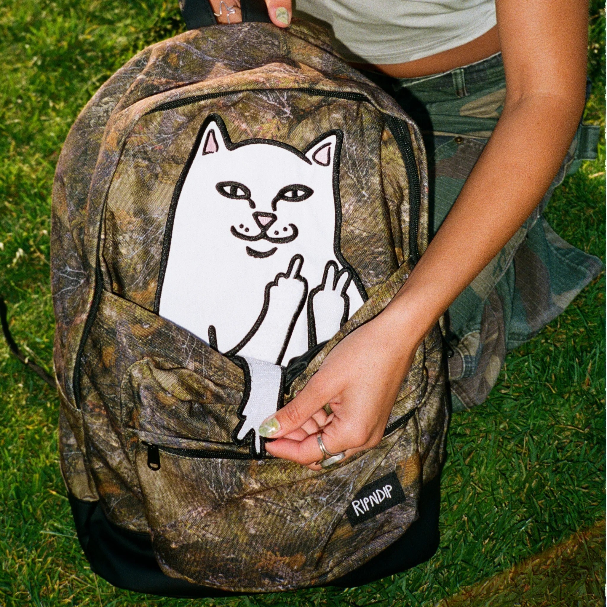 RIPNDIP LORD NERMAL BACKPACK BLACK