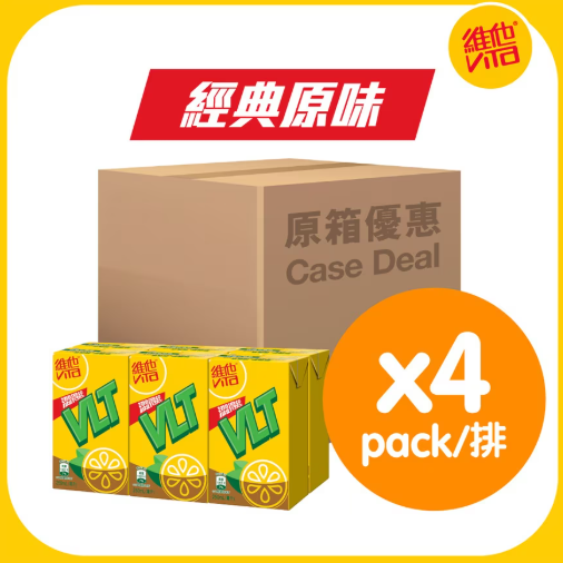 維他檸檬茶6包packs250ml x4