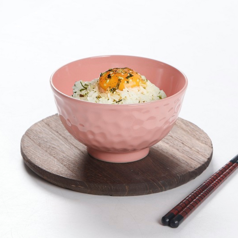 輕量丼飯碗/粉 約13cm