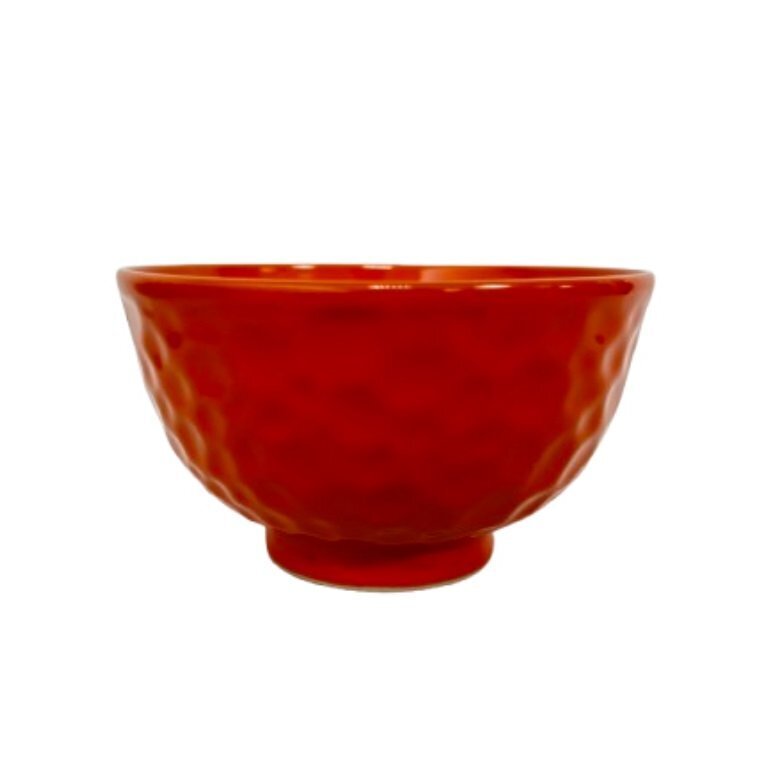 輕量丼飯碗/橘 約13cm