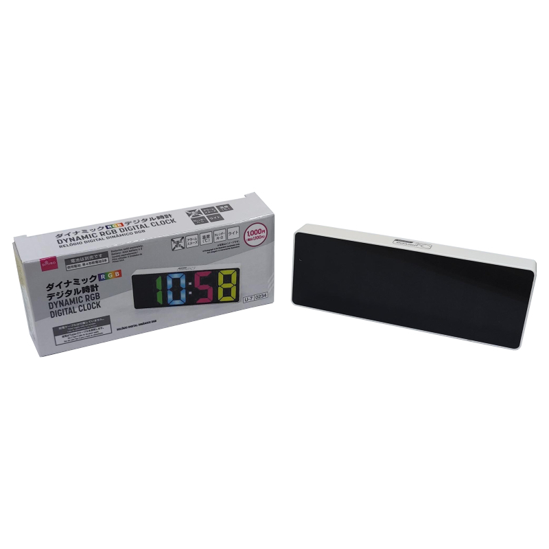 電子鐘/幻彩RGB 電池式、USB兩用