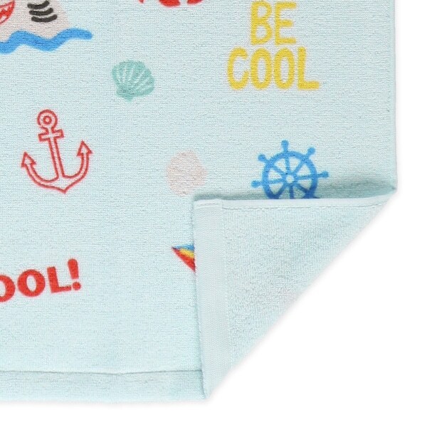 【Nishimatsuya】Super Soft Non-Twist Cotton Towel Blanket - Marine Shark