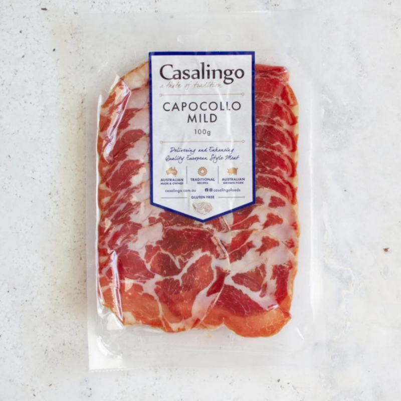 Casalingo 義式風乾寇帕豬頸肉切片 Coppa 火腿 豬頸生火腿