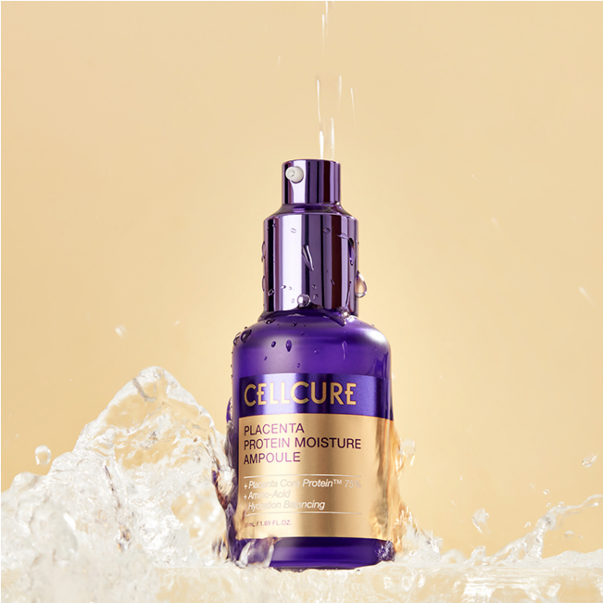(E) 羊胎素胎盤蛋白保濕安瓶 50ML  (第2件$150)- CELLCURE #1706CC
