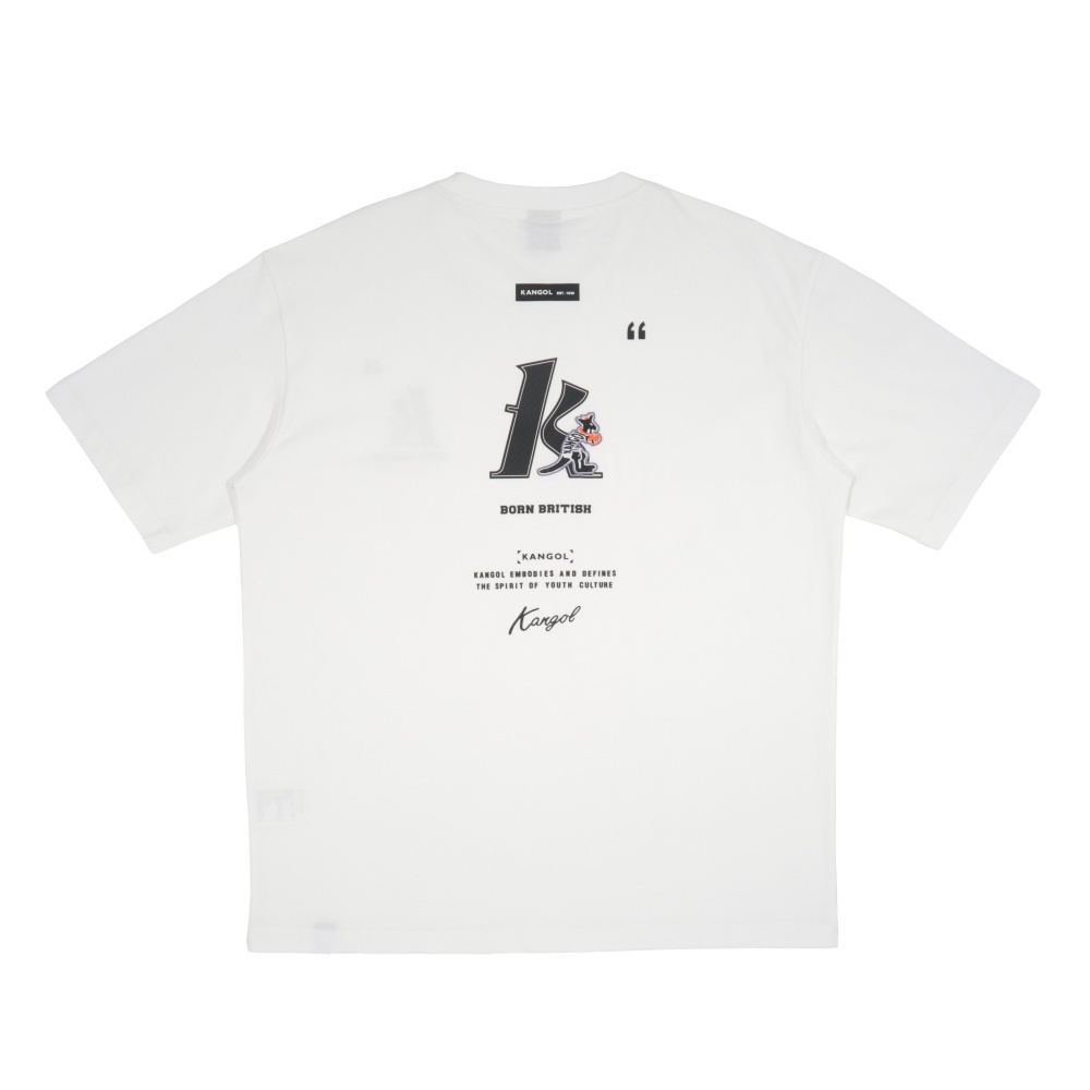 KANGOL 短T 白色 拳擊 袋鼠T 短袖 中性 6525101500