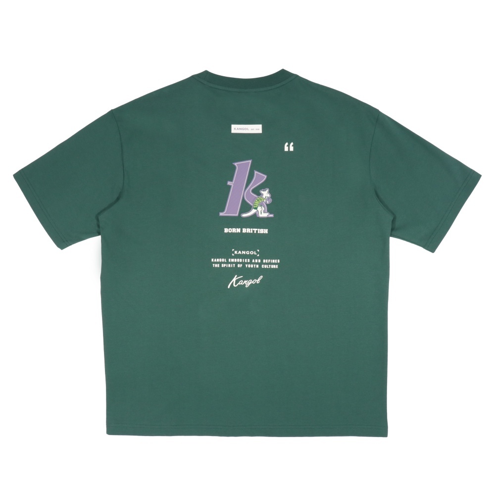 KANGOL 短T 綠色 拳擊 袋鼠T 短袖 中性 6525101570