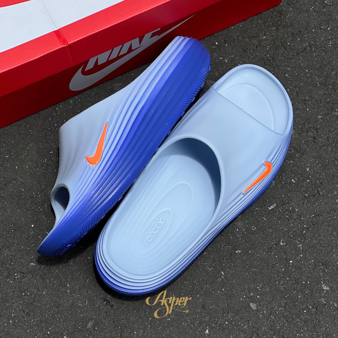 【官網限定】Nike ReactX Rejuven8 "Hydrogen" 氫藍 恢復拖鞋 男鞋 HV4479-405 V