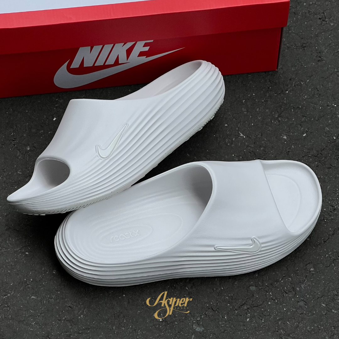 【官網限定】Nike ReactX Rejuven8 "White" 山峰白 恢復拖鞋 男鞋 HV4479-100 V
