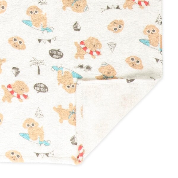 【Nishimatsuya】Super Soft Non-Twist Cotton Towel Blanket - Summer Dog