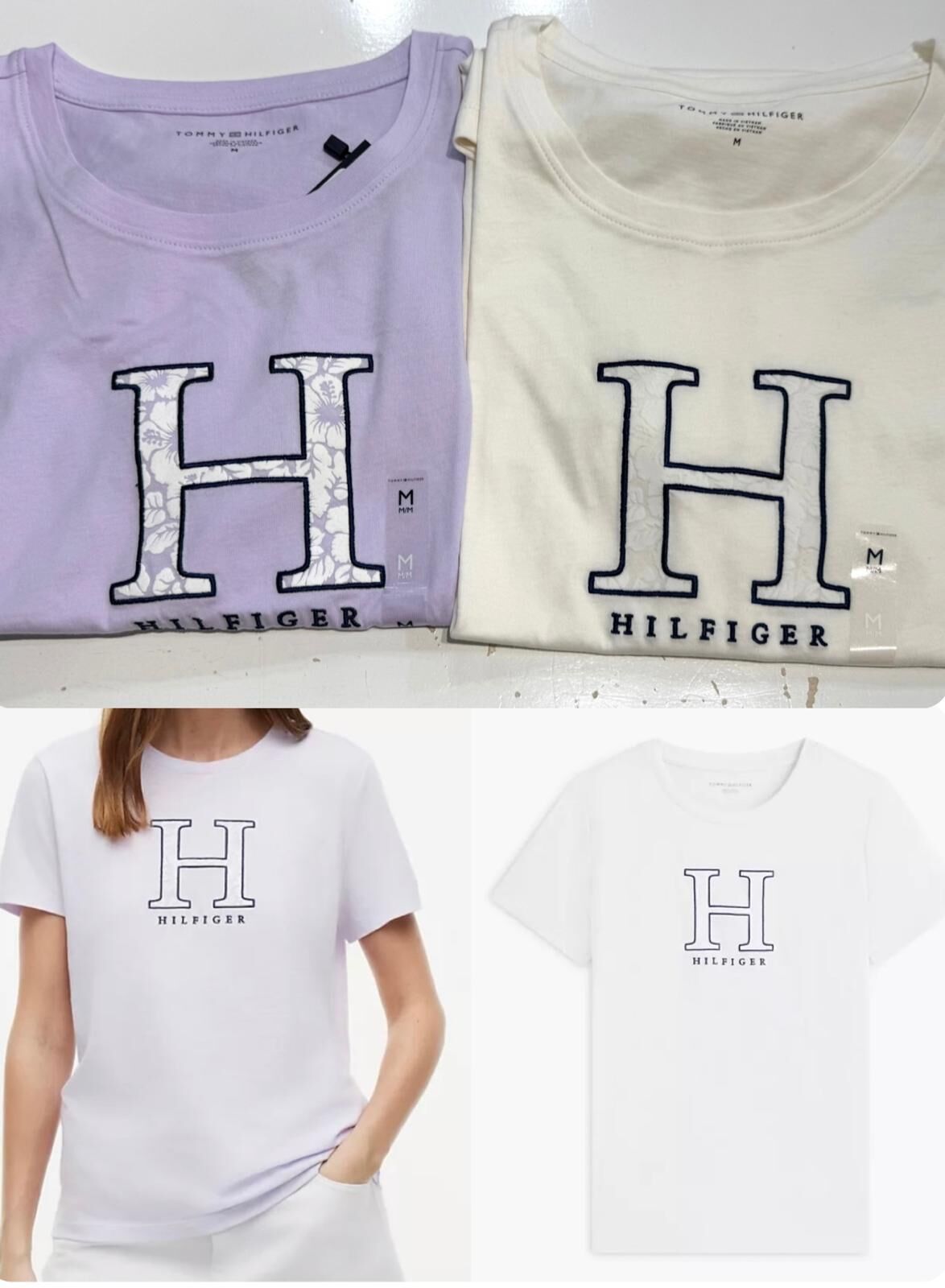 Tommy Hilfiger 女裝刺繡大 H Tee F2