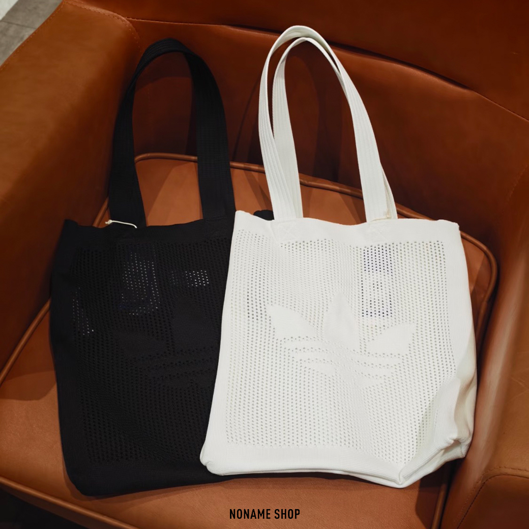 ADIDAS ORIGINALS 簍空 編織 托特包 手提袋 兩色